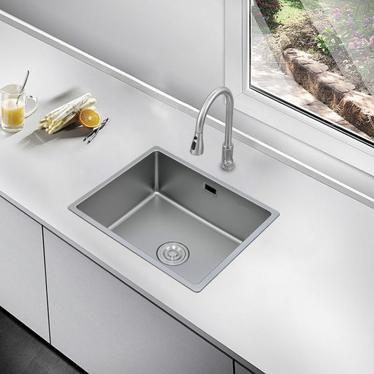 60x45cm pressing sink undermount stretching basin household modern stainless steel kitchen sink